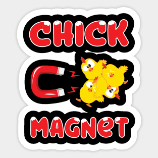 Chick Magnet Sticker